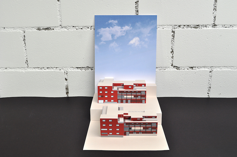 Pop-Up mit 3-dimensionalem Sujet