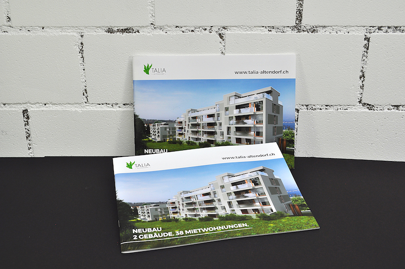 Drahtgeheftete Broschüren 