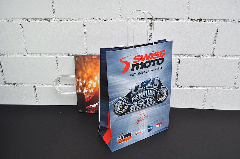 Tasche aus Naturpapier bedrucken