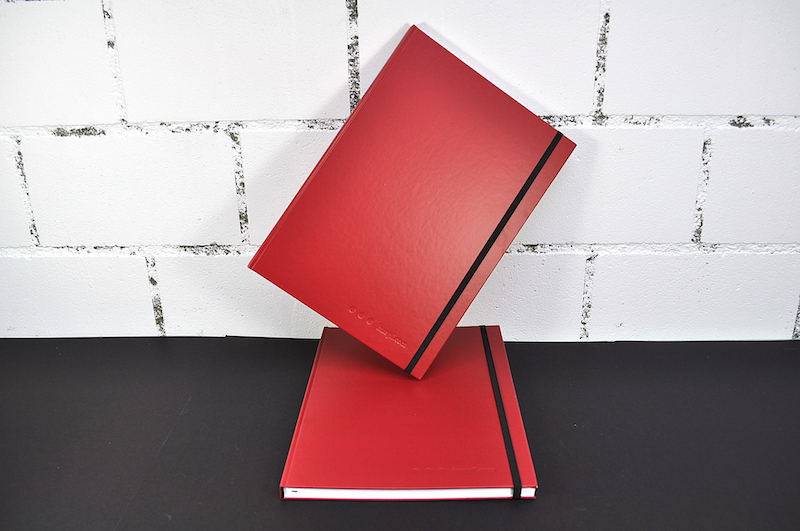 Hardcoverbücher mit Blindprägungen