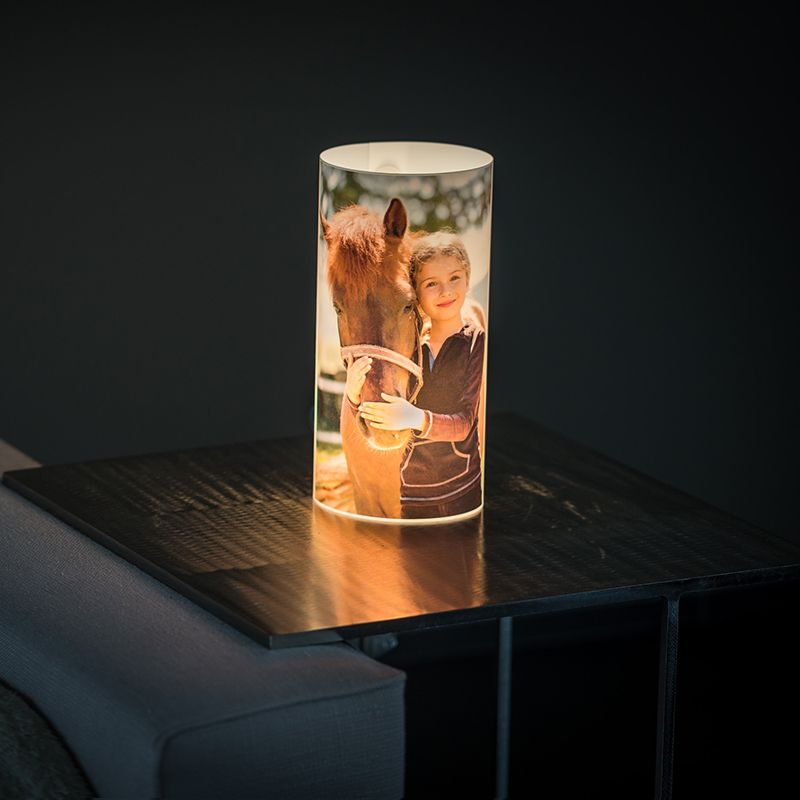 Lampe mit eigenem Foto